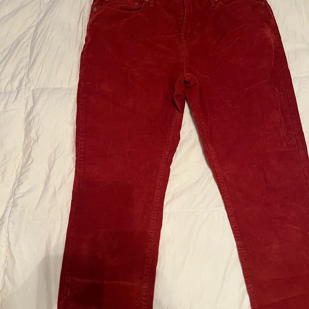 Old Navy Red Corduroy Men's Pants